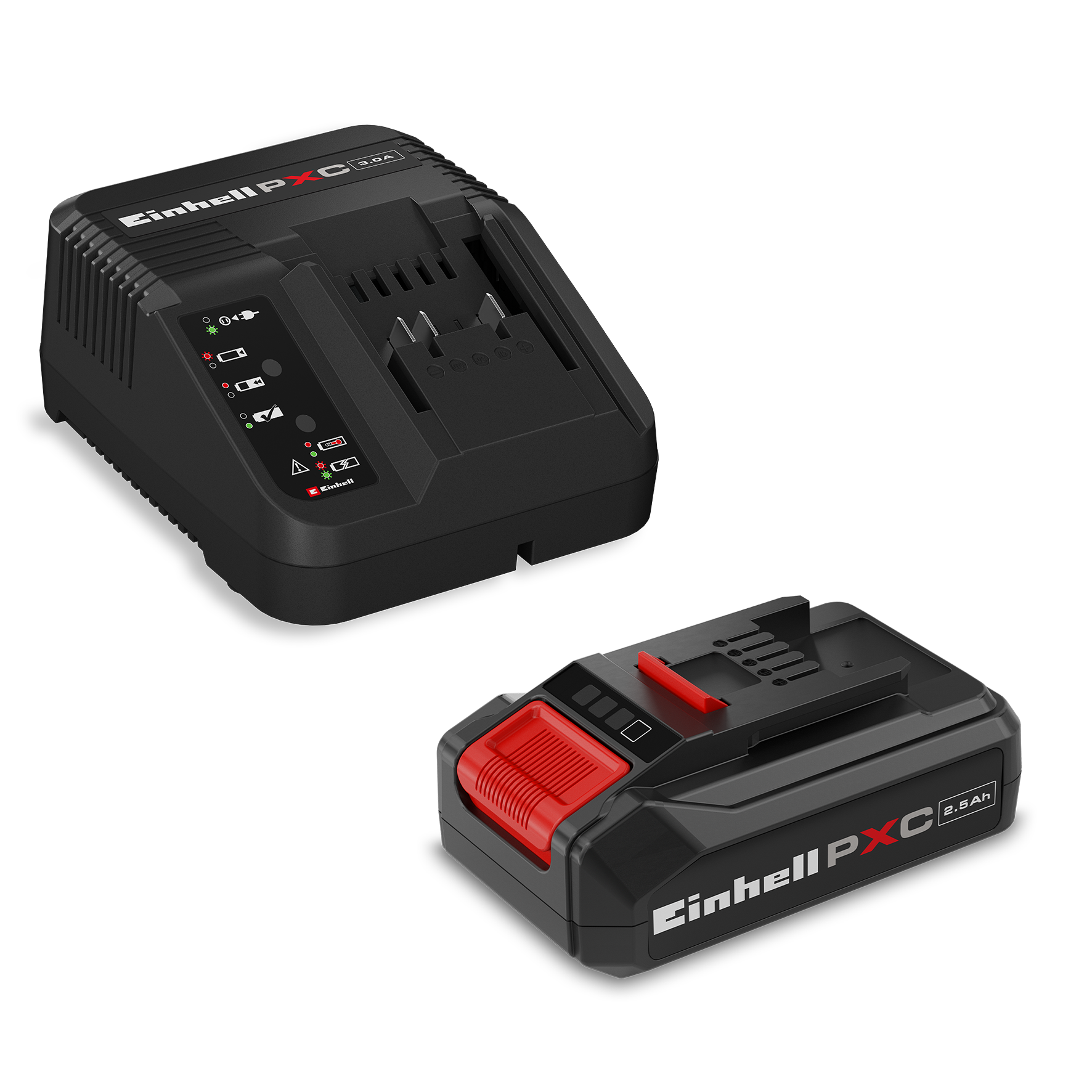Einhell PXC Starter-Kit 18 V 2,5 Ah mit Akku und Schnellladegerät